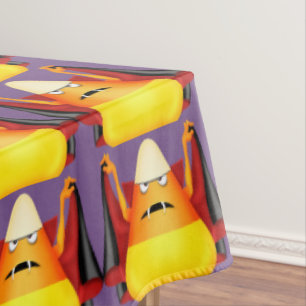 Nappe Halloween Candy Corn Vampire tissu table