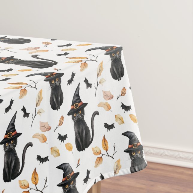 Nappe Halloween Chat noir Motif - Chat de cuisine (In Situ)