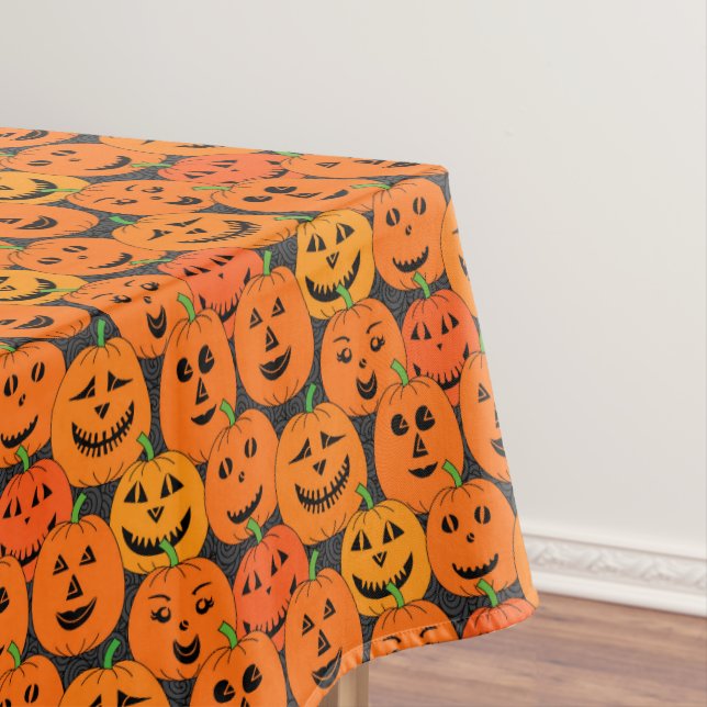 Nappe Halloween Jack-o'lanterne Citrouilles (In Situ)