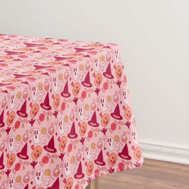 Nappe Halloween rose mignonne pas effrayant Ghost sorcie (In Situ)
