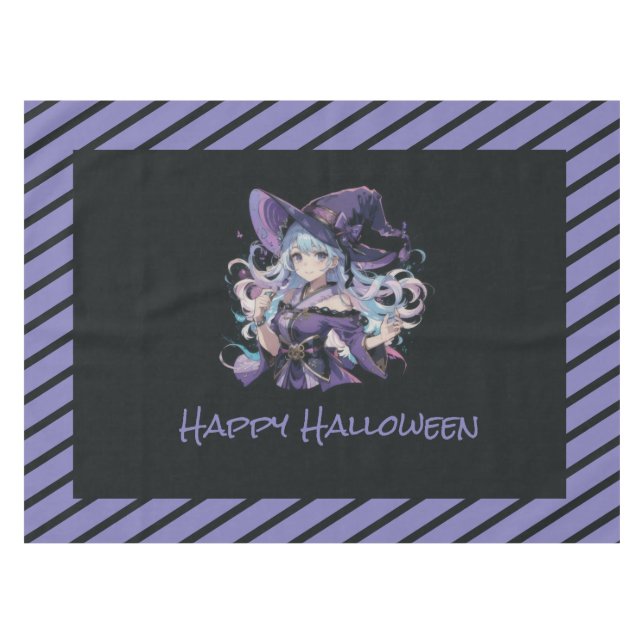 Nappe Halloween/Sorcière/violet (Devant (Horizontal))