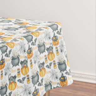 Nappe Halloween Whimsical Cauldron et Motif de chats