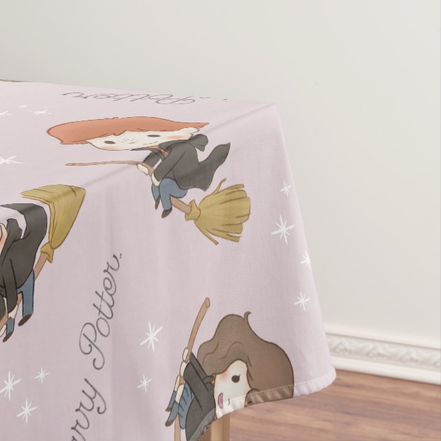 Nappe HARRY POTTER™, Hermione & Ron Flying Motif (In Situ)