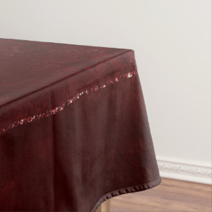Nappe Henné Romance   Red Satiny Grunge Damask
