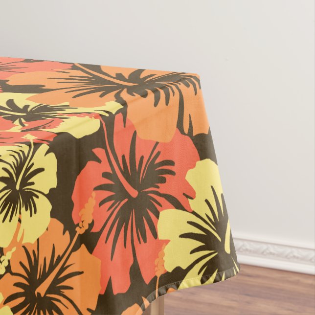 Nappe Hibiscus épopé Floral hawaïen (In Situ)