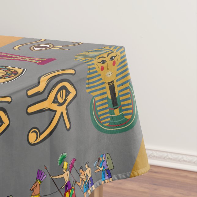 Nappe Hiéroglyphique égyptien ancien -Pharaon Motif (In Situ)