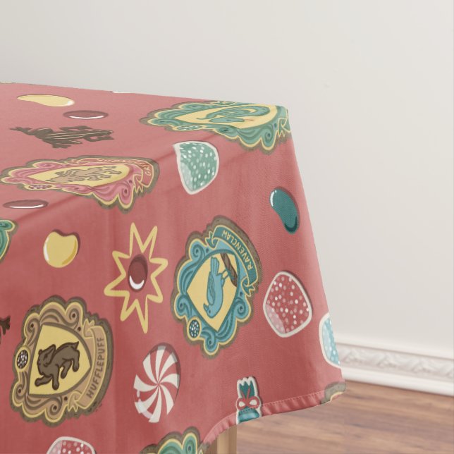 Nappe HOGWARTS™ Maisons Motif de biscuits de vacances (In Situ)