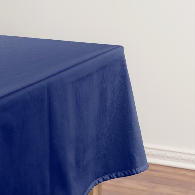 Nappe Homard crabe hippocampe marine bleu et blanc motif (In Situ)