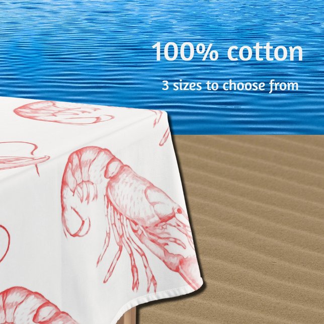 Nappe homard rouge vintage (Créateur téléchargé)