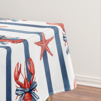 Nappe Homards et étoiles de mer coquettes