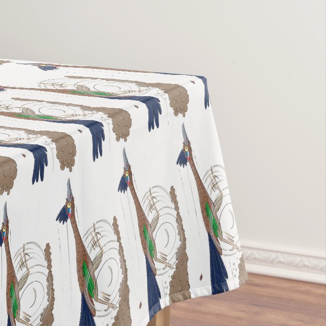 Nappe Illustration amusante de la caricature d'oiseau du (In Situ)