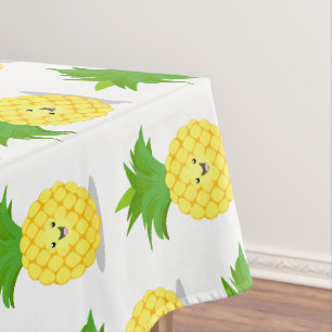 Nappe Illustration d'ananas mignon
