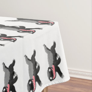 Nappe Illustration de blaireau au miel affamé