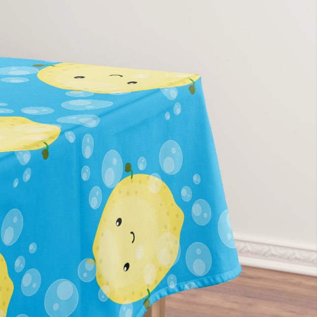 Nappe Illustration de bulles de caricatures de citron mo (In Situ)