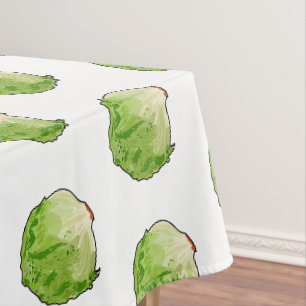 Nappe Illustration de caricature de laitue