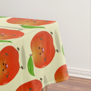 Nappe Illustration de dessin animé sur la pomme de danse
