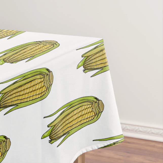 Nappe Illustration de dessin sur le maïs (In Situ)