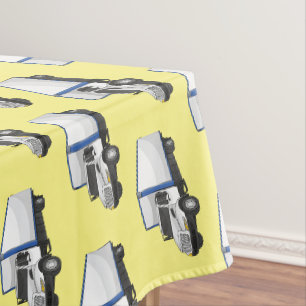 Nappe Illustration de la caricature du camion-boîte