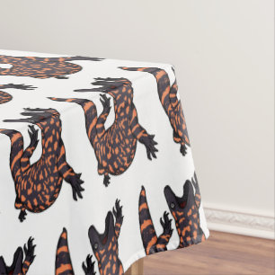 Nappe Illustration de lézard géant affamé