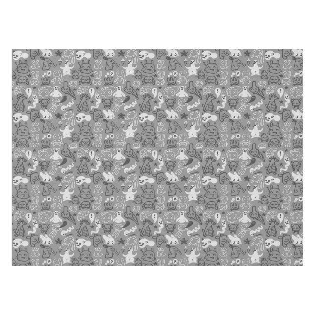 Nappe illustration de motif de griffonnages (Devant (Horizontal))