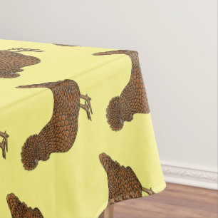 Nappe Illustration de poulet à la polis chamois
