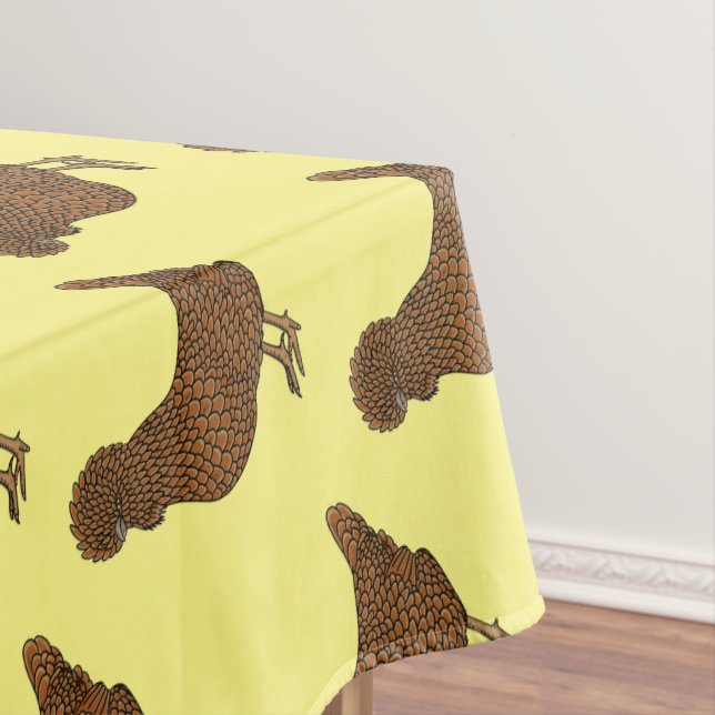 Nappe Illustration de poulet à la polis chamois (In Situ)