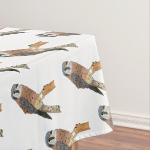 Nappe Illustration d'oiseau américain Kestrel