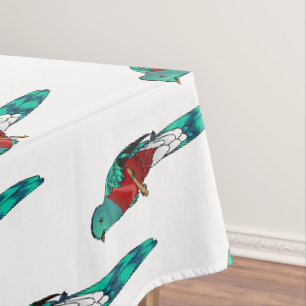 Nappe Illustration d'oiseau de quetzal resplendissant