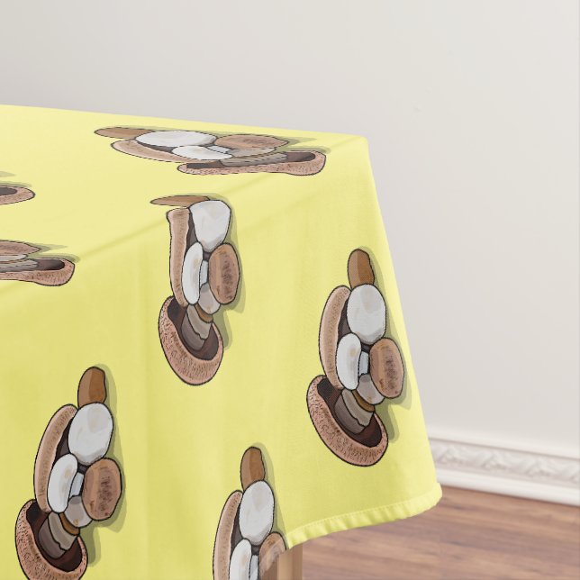 Nappe Illustration d'un champignon (In Situ)