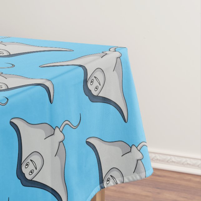 Nappe Illustration d'une caricature de poisson stingray (In Situ)