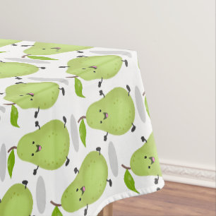 Nappe Illustration d'une paire de poires mignonne