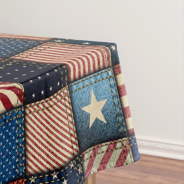 Nappe Image Americana Patchwork (In Situ)
