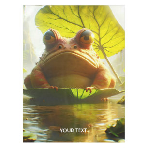 Nappe Imaginaire Cute Grenouille en colère feuille