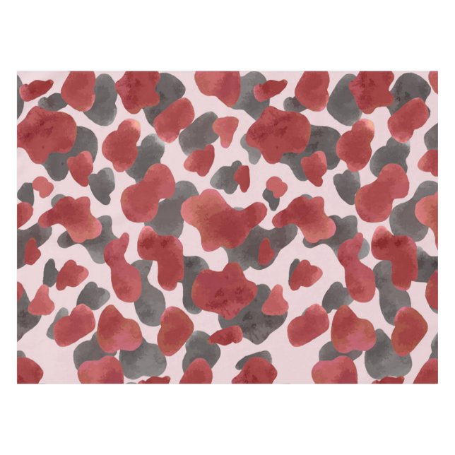 Nappe Impression d'animal d'hiver à l'aquarelle rustique (Devant (Horizontal))