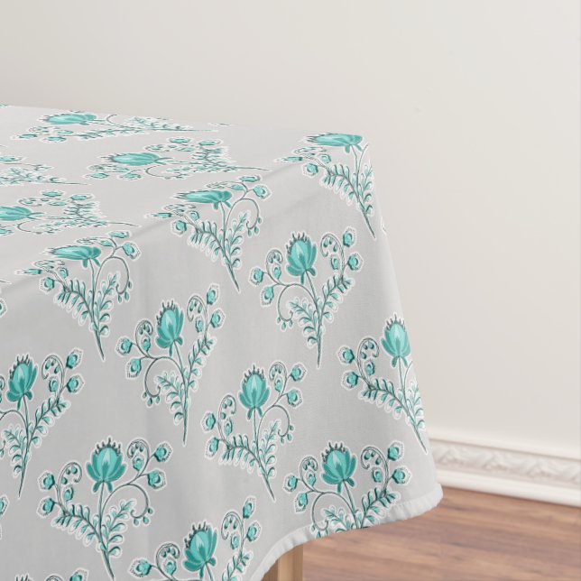 Nappe Impression de blocs floraux. (In Situ)