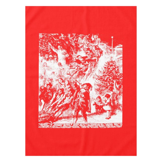 Nappe Impression du passé de Noël (Devant)