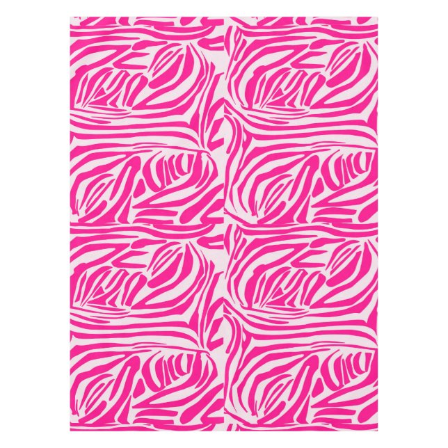 Nappe Impression zèbre rose (Devant)