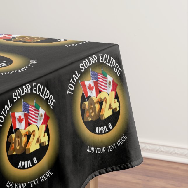 Nappe Indicateurs d'ECLIPSE SOLAIRE 2024 personnalisés (In Situ)