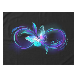 Nappe Infinité brillante avec papillon magique