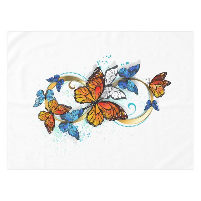 Nappe Infinité de papillons monarques (Devant (Horizontal))