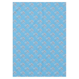 Nappe Infirmière inscrite RN Caduceus sur Pastel Blue