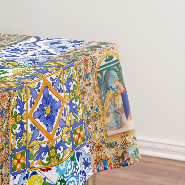 Nappe Italien, Sicilien, Sainte Marie, Vierge Marie, mai (In Situ)