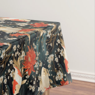 Nappe Japonais Koi Poisson Motif