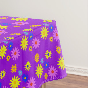 Nappe Jardin Fête Funky Retro les années 70 Flower Imp