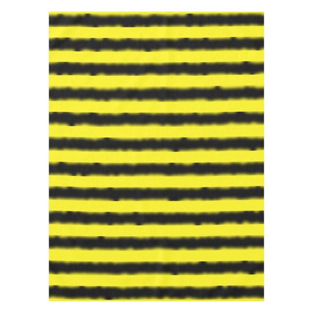 Nappe Jaune idiot/noir Abeille-Comme le motif de rayures (Devant)