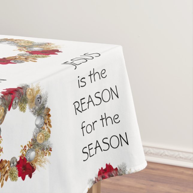 Nappe JÉSUS MOTIF SUR MESURE SAISON Noël (In Situ)