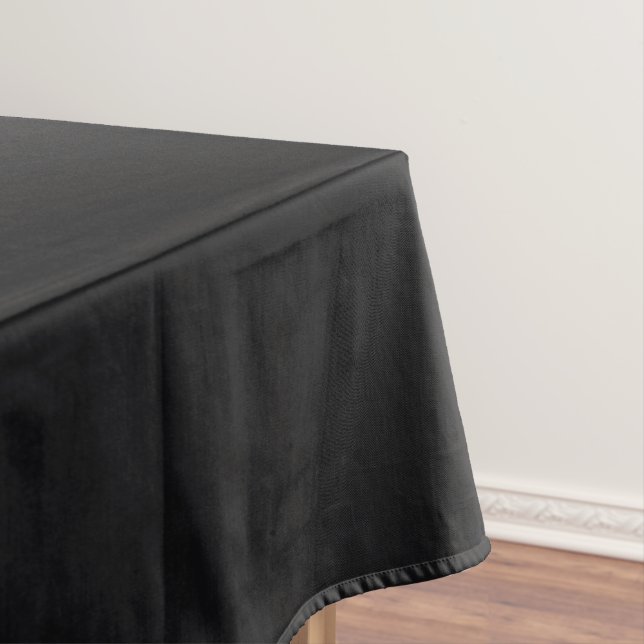 Nappe Jet noir couleur solide (In Situ)