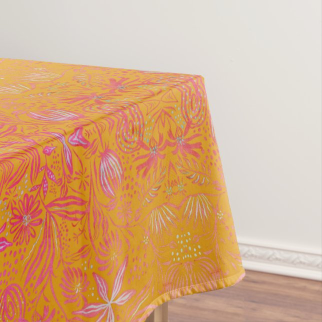 Nappe Joli floral jaune (In Situ)