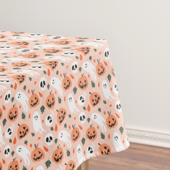 Nappe Joli Jack-O-Lanterne et Motif fantôme (In Situ)