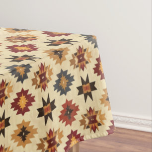 Nappe Joli motif occidental carrelé